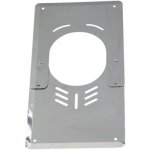 Plaque de finition basse inox ventilée - diamètre 125 x 155 mm ten Plaque de finition basse inox ventilée - diamètre 125 x 155 mm ten