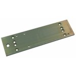 Plaque de montage pour ferme - portes sries ts 3000 et ts wood - blanc 9016 geze
