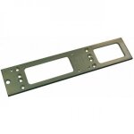 Plaque de montage pour ferme - portes sries ts 4000 et 5000 - blanc 9016 geze