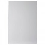 Plaque murale pour dcoration ou crdence - en aluminium - blanc brillant nordlinger