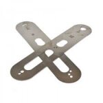 Plaques de propret� pour garnitures xs4 - inox - largeur 55 mm salto