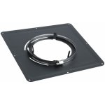 Plaque de propreté inox émail noir mat 400x400 mm - diamètre 125 mm ten Plaque de propreté inox émail noir mat 400x400 mm - diamètre 125 mm ten