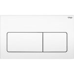 Plaque de commande wc double touche visign for style 5 - blanc alpin viega Plaque de commande wc double touche visign for style 5 - blanc alpin viega