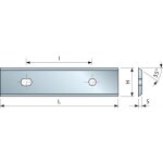 Plaquette carbure 35 pour bois lamins, agglomrs, plastique - 30x12x1, 5 mm freud