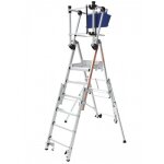 Plate - forme de travail trekker maxiscopic - 3 / 6 �chelons - hauteur 3, 39 m tubesca