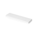 Plateau blanc table � manger, bureau ou �tag�re - 900 x 500 mm emuca