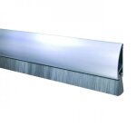 Plinthe en applique de bas de porte - support pvc / inox - 1 m - pds ellen