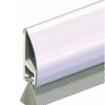 Plinthe en applique de bas de porte - support pvc / inox - 1 m - pds ellen