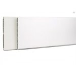Plinthe de caisson en pvc - 150 mm - longueur 3, 85 m - noir synercia