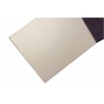 Plinthe de porte adhsive en aluminium - argent - 250x730 mm bilcocq