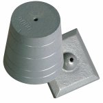 Plomb de maçon avec cordon - 600g taliaplast Plomb de maçon avec cordon - 600g taliaplast