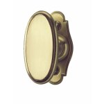 Poigne de fentre  bouton rustique sur rosette - corrze poxy gris bouvet