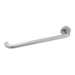 Poignes allonges sur rosaces -  accessilibit pmr  - 320 mm - linox vachette