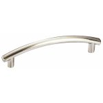Poigne barre courbe en zamak - entraxe 96 mm bricozor