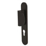 Poign�es b�quille et � tirage pour porte pali�res - arcade - noir - cl� i normbau