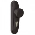 Poigne bouton tournant pour serrure antipanique - en 3300 noir jpm