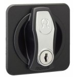 Poign�e clip�o carr�e pour armoire m�tallique ronis