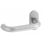 Poign�es contrecoud�es sur rosaces ovales - inox - linox vachette