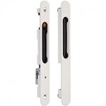 Poigne coquille double silene 6795 pour baie coulissante alu - blanc la croise ds