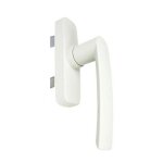 Poignée crémone à 2 doigts - menuiserie aluminium - gea blanc fapim Poignée crémone à 2 doigts - menuiserie aluminium - gea blanc fapim
