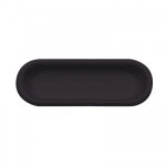 Poigne cuvette - plastique - noir - 82x29 mm cadap