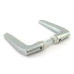 Poign�e double de portail - aluminium - carr� de 8 x 60 mm - 3006m locinox