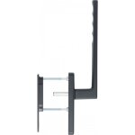 Poigne de fentre coulissante  levage - menuiserie pvc - toulon noir hoppe