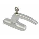 Poigne de fentre oscillo - battante  cl - menuiserie aluminium - nfer fapim