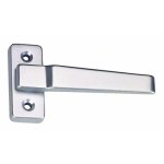 Poigne de fentre ultra plate sur platine - argent argenta