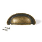 Poigne de meuble - coquille - finition bronze - marrakech emuca