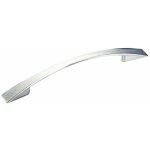 Poigne de meuble courbe trier - e 128mm - chrom mat cadap