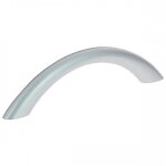 Poigne de meuble courbe 7862 - longueur 120 mm - finition aluminium bricozor