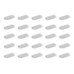 Poign�e de meuble picanya - anodis� mat - entraxe 32 mm - 25 poign�es emuca
