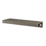 Poign�e meuble tirette en aluminium p0333 - l 147 mm - nickel� mat cadap