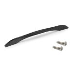 Poigne de meuble varna - par 20 - entraxe 224 mm - zamak noir emuca