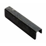 Poigne de meuble vintage linea acier noir - entraxe 96mm metakor