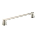 Poigne de meuble - en zamak - 182 mm - nickel satin - buffer metakor