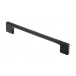 Poigne de meuble en zamak uz - 819 - longueur 193 mm - entraxe 160 mm - noir mat synercia