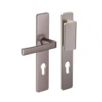 Poign�es pali�re / b�quille sur plaque cl� i - alu anodinox - kaza vachette