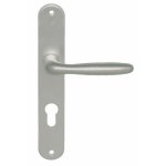Poign�es pali�re / b�quille sur plaques cl� i - aluminium argent - iris eurowale