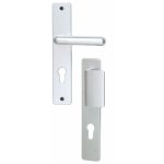 Poignes palire / bquille sur plaques cl i - argent - golf vachette