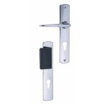 Poignes palire / bquille sur plaques cl i - chrom - g - riv - bloc vachette