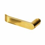 Poigne plate seule pour rosace ou plaque - laiton poli dcg
