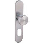 Poign�es de porte 494 sur plaques - linox - a2p * * - pali�re gauche vachette