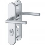Poigne de porte palire de scurit stockholm - bquille double hoppe