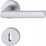 Poign�es de porte sur rosaces hambourg - finition argent - cl� l hoppe