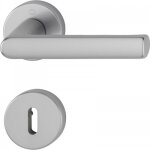 Poignes de porte sur rosaces hambourg - finition inox - cl l hoppe