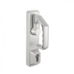Poign�e rotative pour serrure antipanique - pr2e gris aluminium m�tallis� jpm