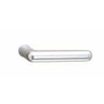 Poigne seule - pour plaque serrure 5000 a2p - alu argent - golf vachette