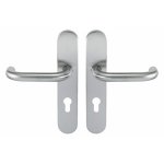 Poignes sur plaques cl l - inox 304 - ligne u 19 normbau